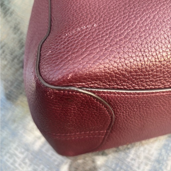 Kate Spade Leila Medium Purse Wallet set triple compartment Cherrywood Burgundy - Picture 11 of 14